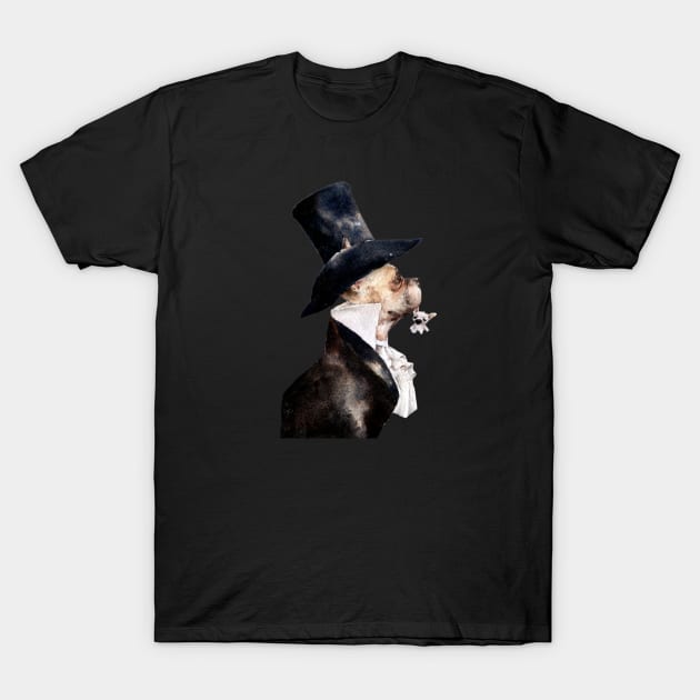 Winford the French Bulldog T-Shirt by theartofbroderickwong